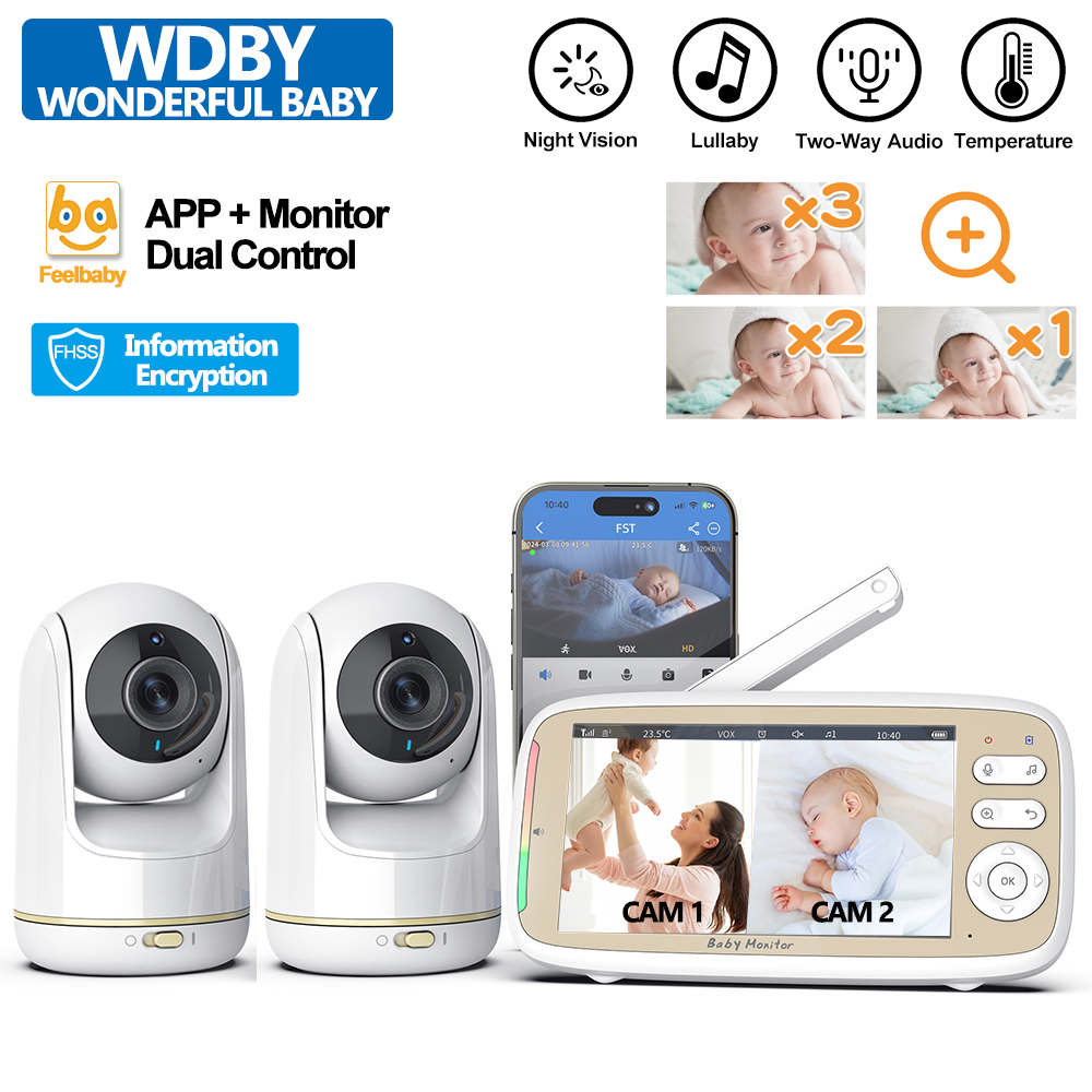 Audio Music Video - VB803 PRO Monitor Bayi dengan 2