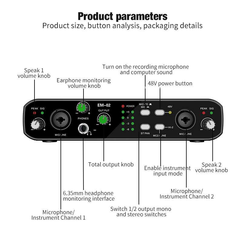 Shure Mic Sm58 - Antarmuka Audio dengan Mikrofon 48V Preamp
