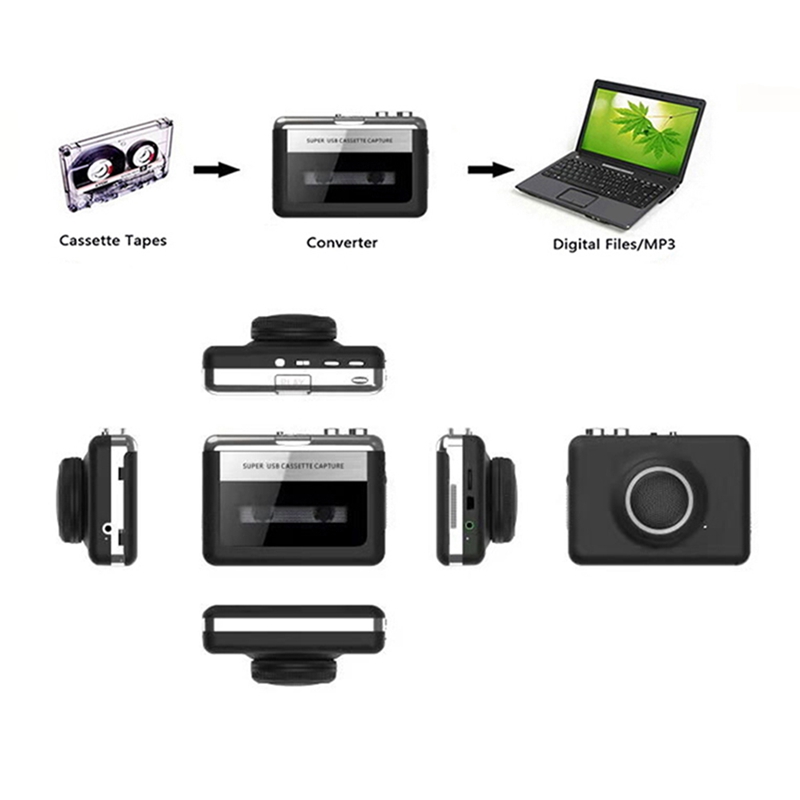 Audio Music Converter To Mp3 - Pemutar Kaset Stereo USB Portabel, Konverter