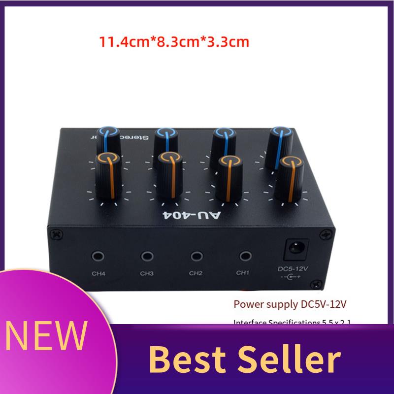 Mix Audio Music - M07K-AU-404 Suara Stereo Empat Mixer Output