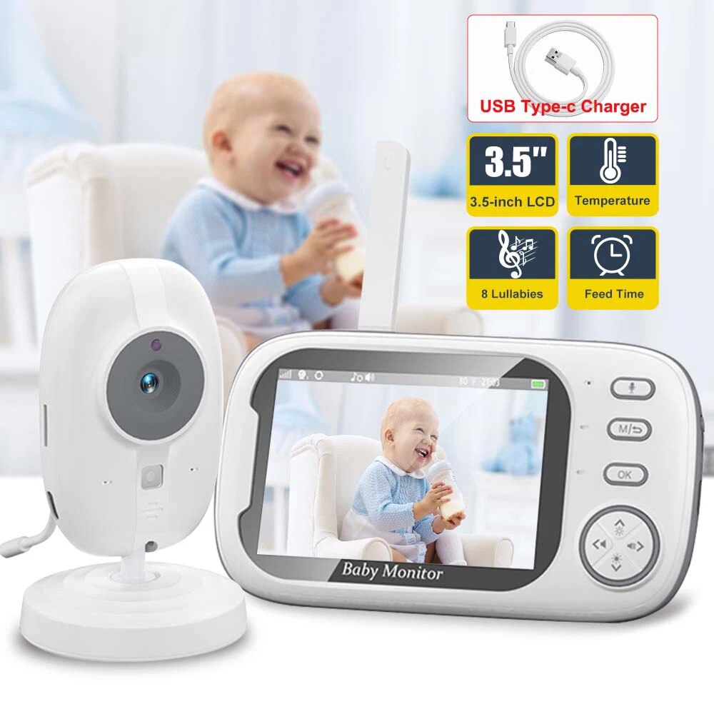 Audio Music Video - Monitor bayi Video 3.5 inci, Audio