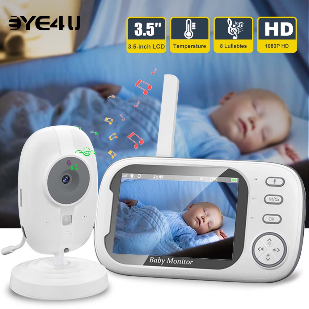 Audio Music Video - Monitor bayi Video 3.5'', Audio dua