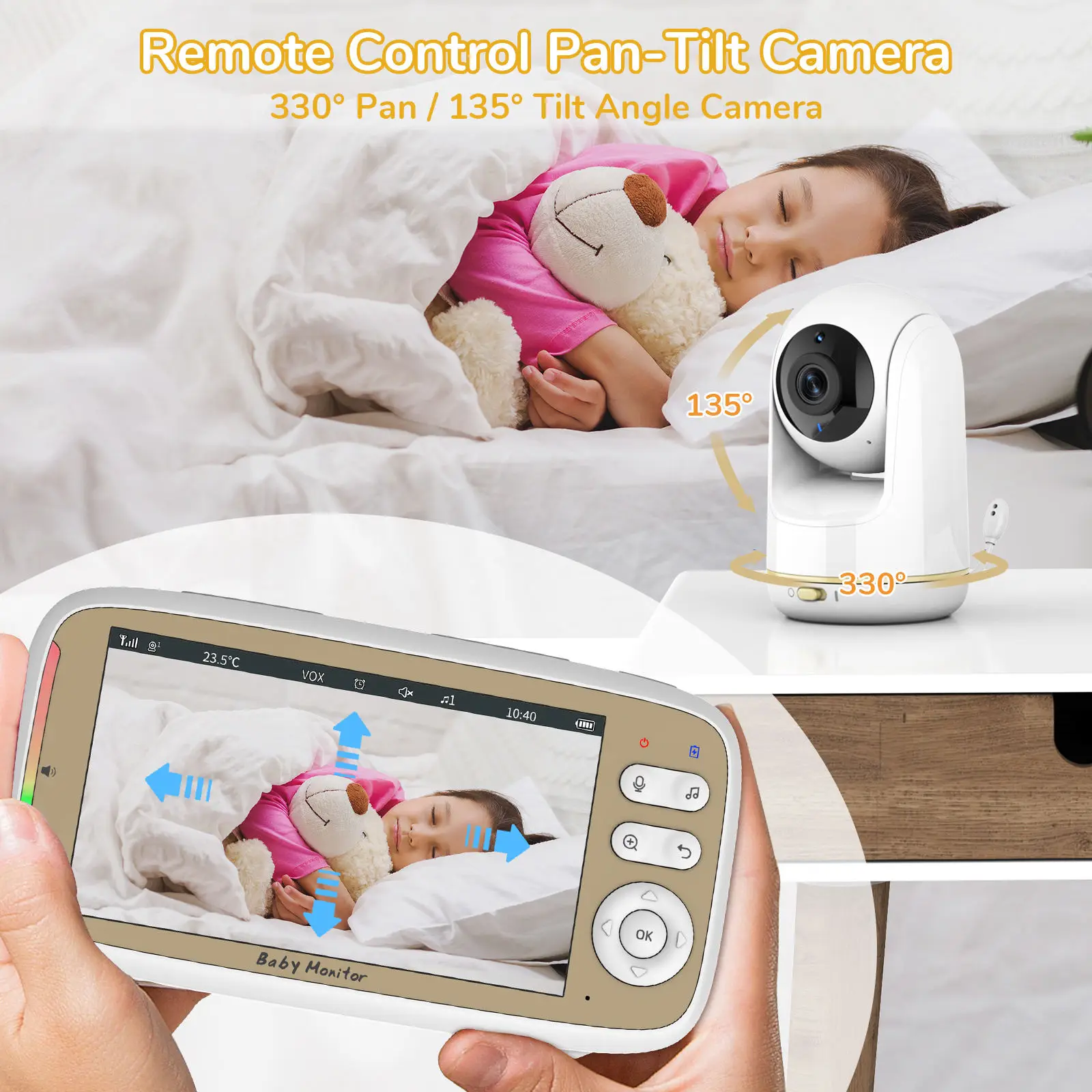VB803 PRO Monitor Bayi dengan  - Audio Music Video ulasan dan harga