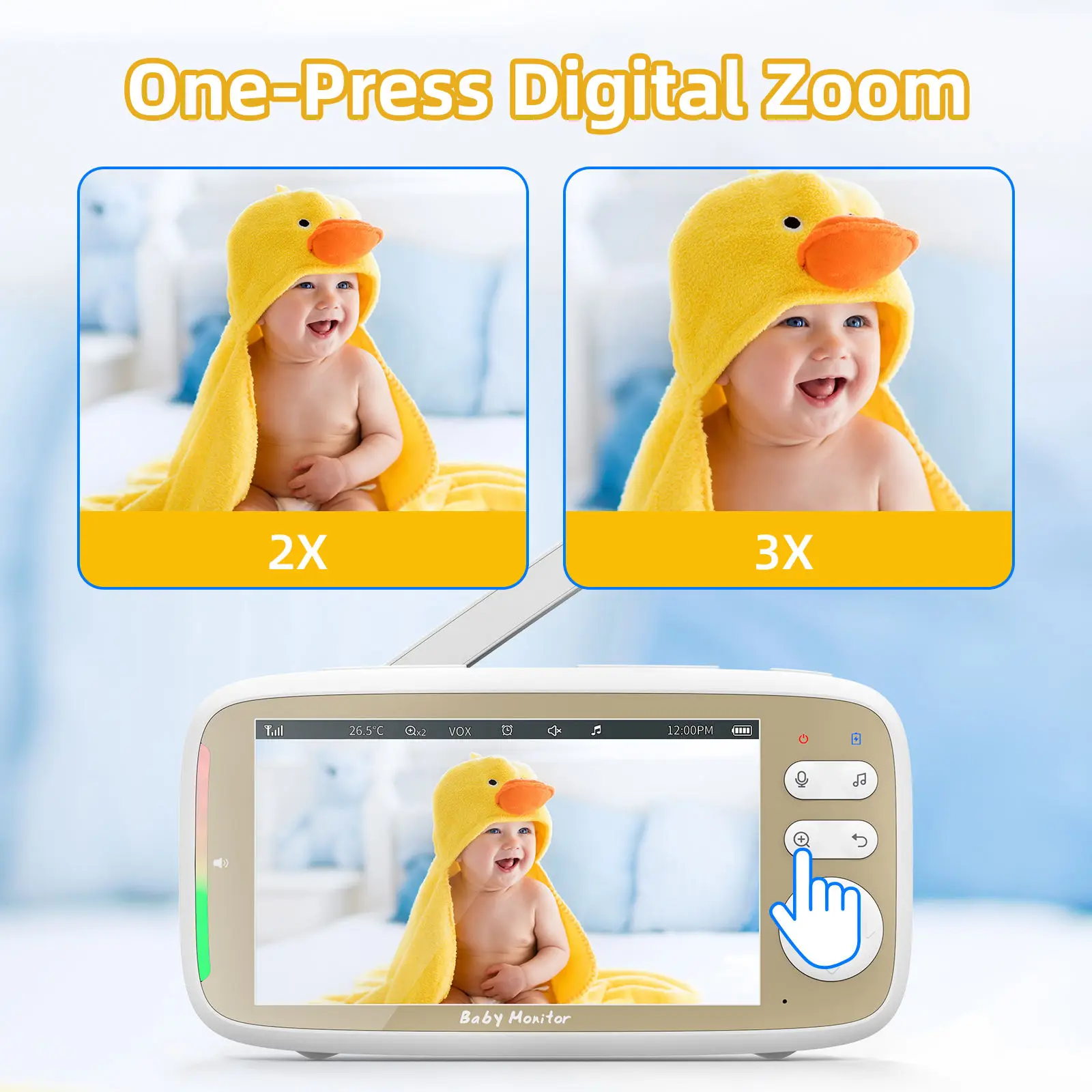 VB803 PRO Monitor Bayi dengan  - Audio Music Video ulasan dan harga