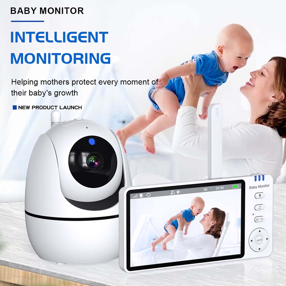 Monitor Bayi Video 5 Inch, Aud - Audio Music Video ulasan dan harga