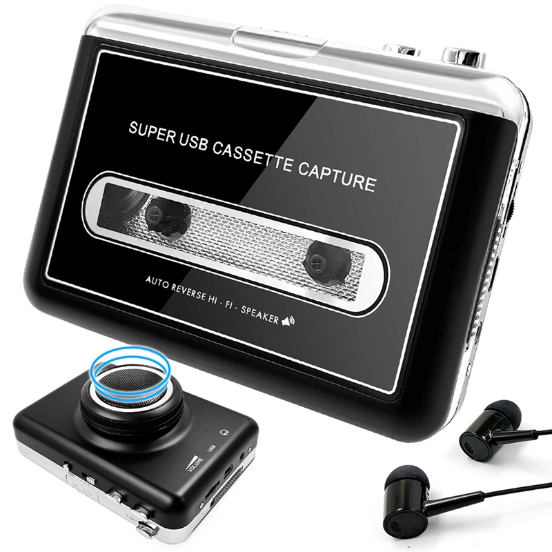 Pemutar Kaset Stereo USB Porta - Audio Music Converter To Mp3 ulasan dan harga