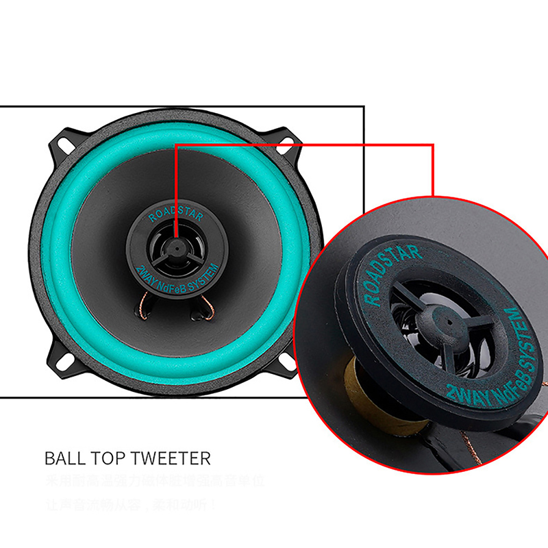 Speaker Mobil HIFI Coaxial 2-W - Audio Music Hifi ulasan dan harga