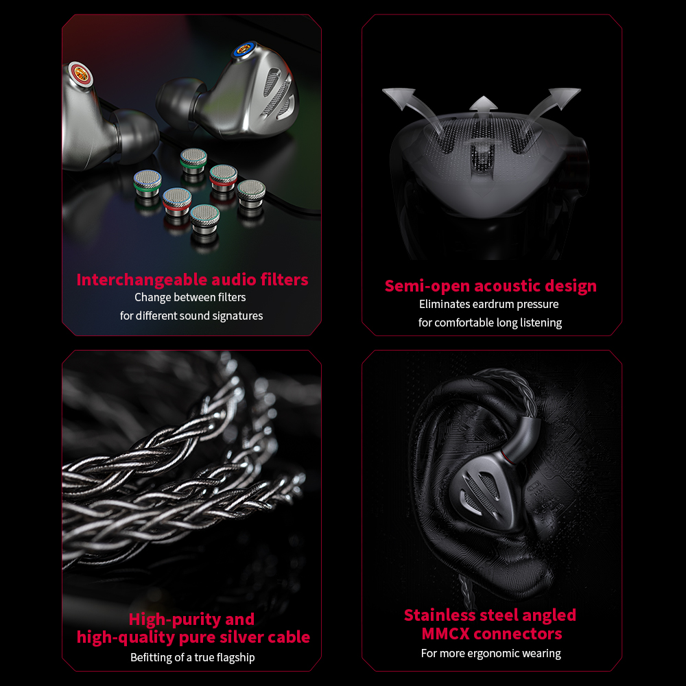 FiiO FH9 Earphone In-ear HiFi  - Audio Music Technology ulasan dan harga