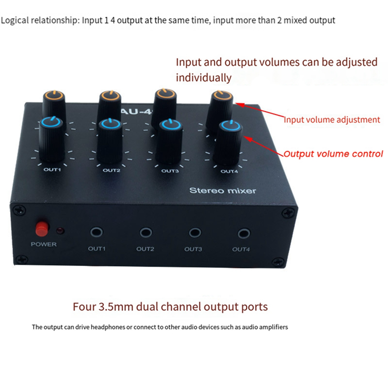M07K-AU-404 Suara Stereo Empat - Mix Audio Music ulasan dan harga