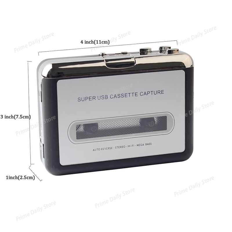 Pemutar Radio Kaset USB Portab - Audio Music Converter To Mp3 ulasan dan harga
