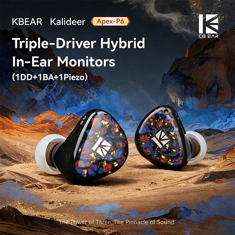    KBEAR Kalideer Apex-P6 HiF - Audio Music Technology ulasan dan harga