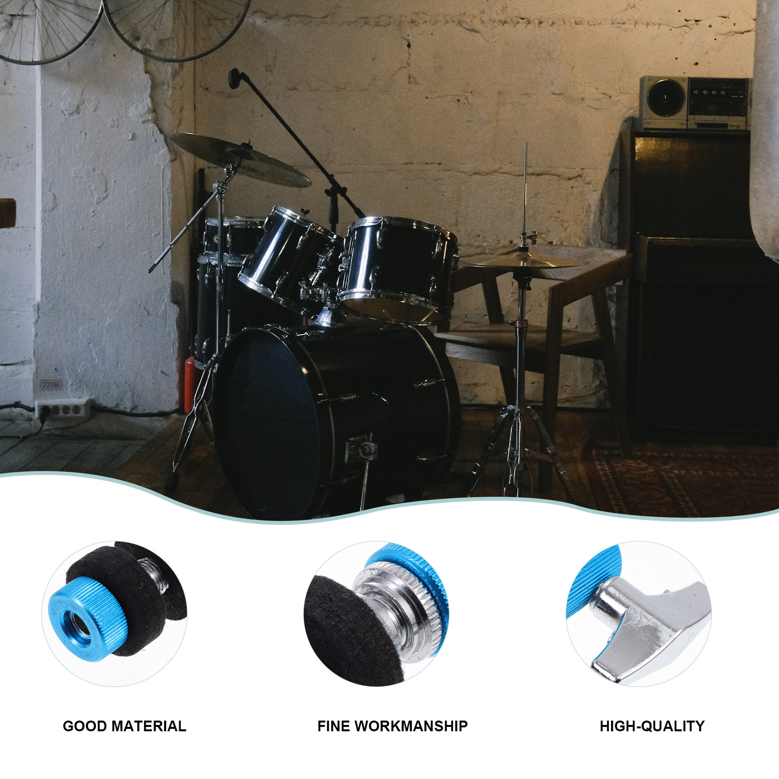 1Pcs Hi-Hat Clutch Profesional - Cymbal Hi Hat ulasan dan harga