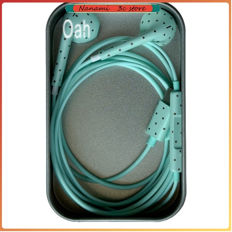 Oah Polka Dot Earphone Berkabe - Audio & Music Xbox ulasan dan harga