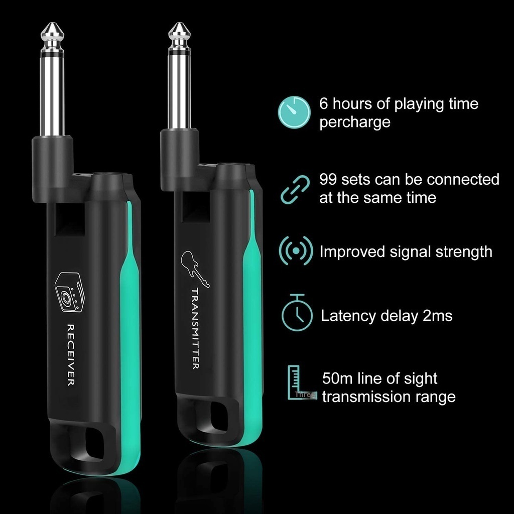 Sistem Nirkabel Gitar SWIFF AU - Audio & Music Xbox ulasan dan harga