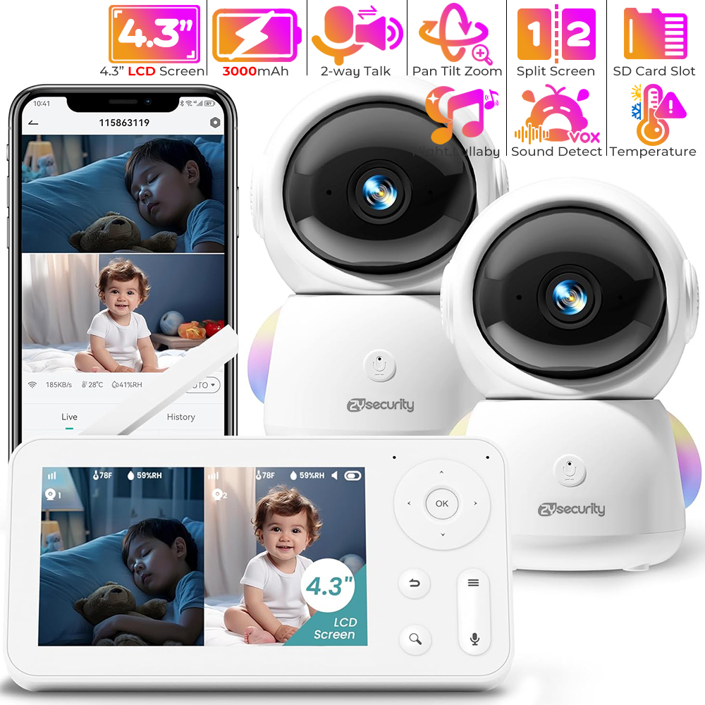 Monitor bayi 2K, dengan 2 kame - Audio Music Video ulasan dan harga
