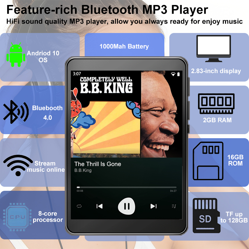 Pemutar MP3 WiFi Android 10 Sp - Audio Music Download Free ulasan dan harga